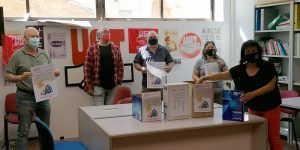 UGT Guadalajara inicia una recogida de material escolar y productos básicos a beneficio de Cruz Roja para una vuelta al cole “sin dejar a nadie atrás”