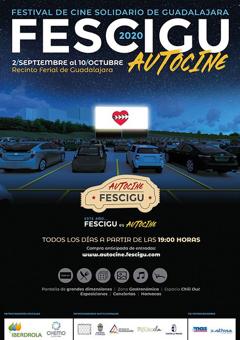 Cartel FESCIGU 2020. AUTOCINE_A3_IMPRENTA