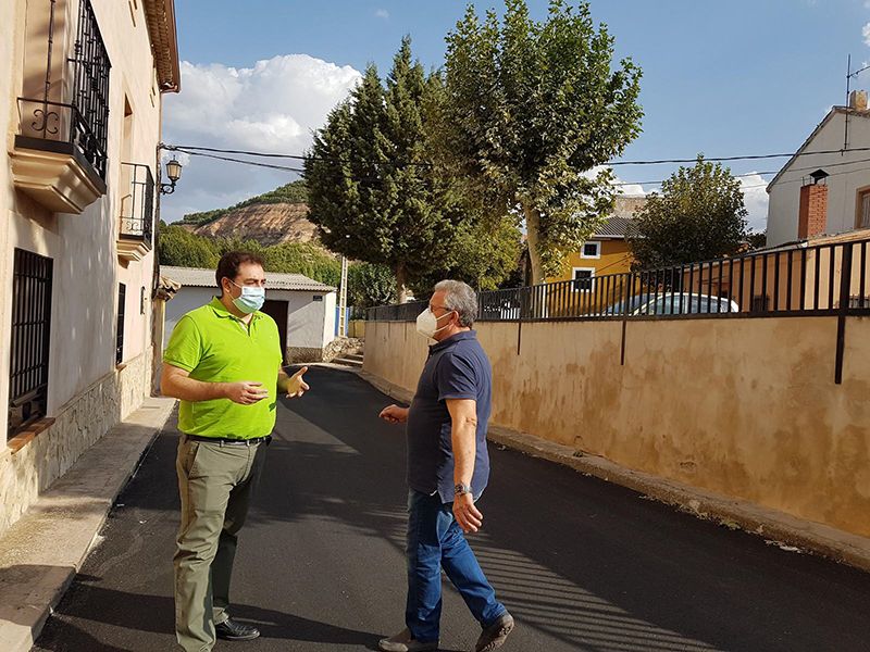 Concluida la renovación de la travesía de Caracenilla de Huete