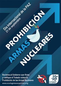 Ecologistas en Acción pide a varios ayuntamientos de Guadalajara que se sumen al llamamiento de la Campaña Internacional para Abolir las Armas Nucleares