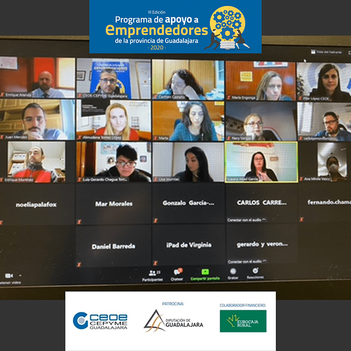El Programa de Apoyo a Emprendedores de la provincia de Guadalajara de CEOE celebra su segunda jornada colectiva 3 El Programa de Apoyo a Emprendedores de la provincia de Guadalajara de CEOE celebra su segunda jornada colectiva