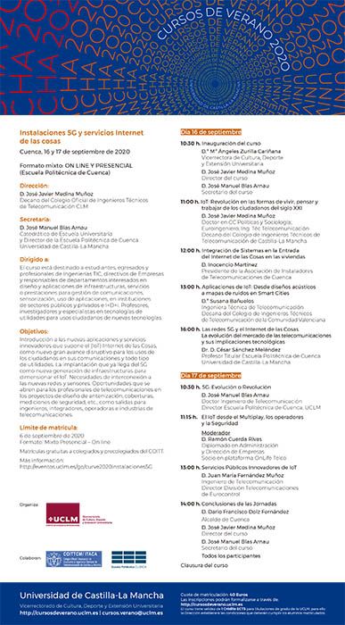 Expertos a nivel nacional debaten en Cuenca sobre la actualidad de las infraestructuras de 5G e IoT