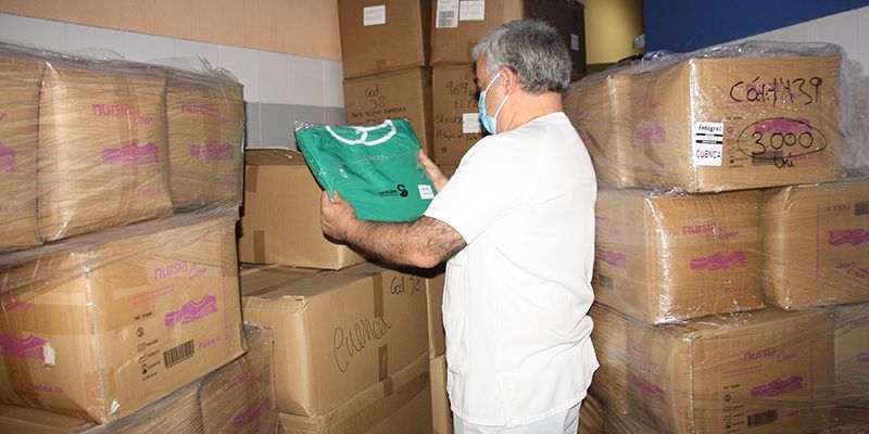 La Junta ha distribuido otros 41.328 artículos de protección frente al coronavirus en el área de Salud de Cuenca