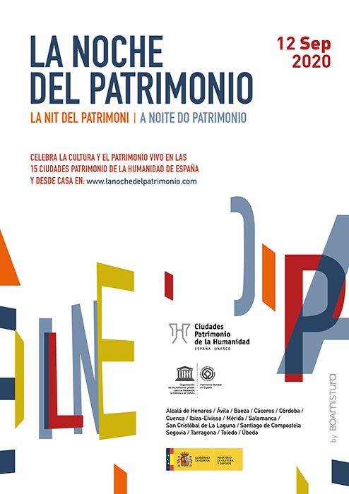 La Noche del Patrimonio se celebrará sin público y se emitirá por streaming el próximo sábado