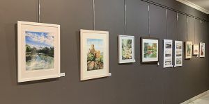 La Sala de Arte ´Antonio Buero Vallejo´ de Guadalajara acoge hasta el 15 de septiembre la exposición de acuarelas ´Paisajes de Guadalajara´