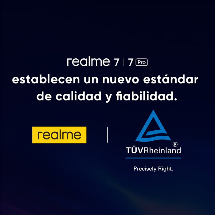 La serie 7 de realme se presentará en España el 7 de octubre