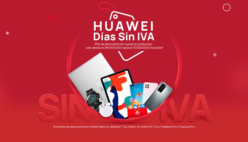 Los “HUAWEI Días Sin IVA” han vuelto