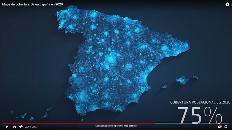 Telefónica enciende el 5g y el 75% de la población española tendrá cobertura este mismo año