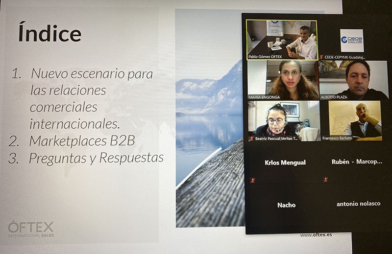 CEOE-Cepyme Guadalajara organiza una nueva jornada virtual de comercio exterior
