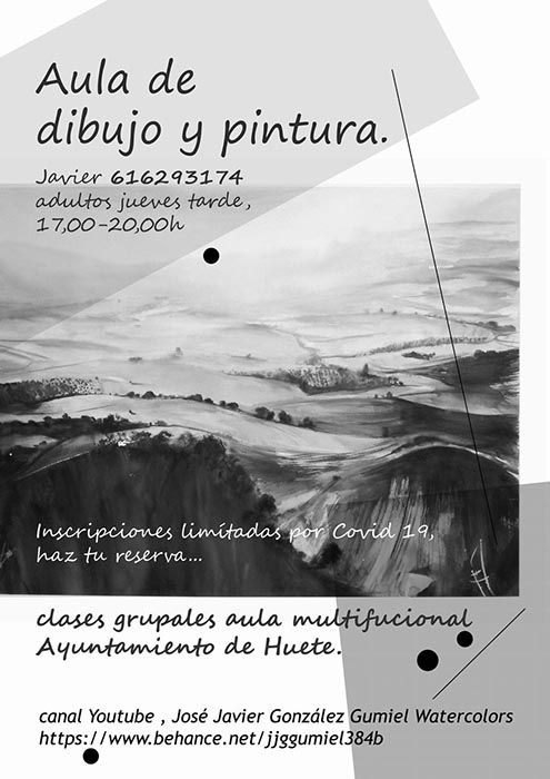 El Ayuntamiento de Huete abre el plazo de inscripción para el Aula de Dibujo y Pintura 1 El Ayuntamiento de Huete abre el plazo de inscripción para el Aula de Dibujo y Pintura