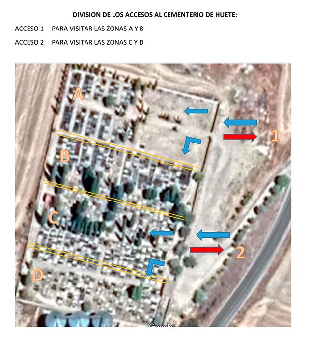 El Ayuntamiento de Huete establece un protocolo de seguridad COVID-19 para visitas al cementerio