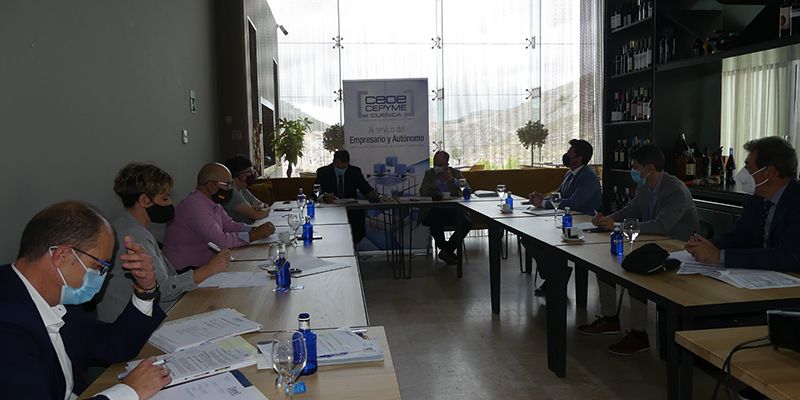 El Comité Ejecutivo de CEOE-Cepyme Cuenca intensifica los trabajos de Invierte en Cuenca pese a la pandemia