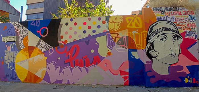 El nuevo mural de la Plaza de San Esteban de Guadalajara rinde homenaje a mujeres alcarreñas de relevancia histórica en la ciudad