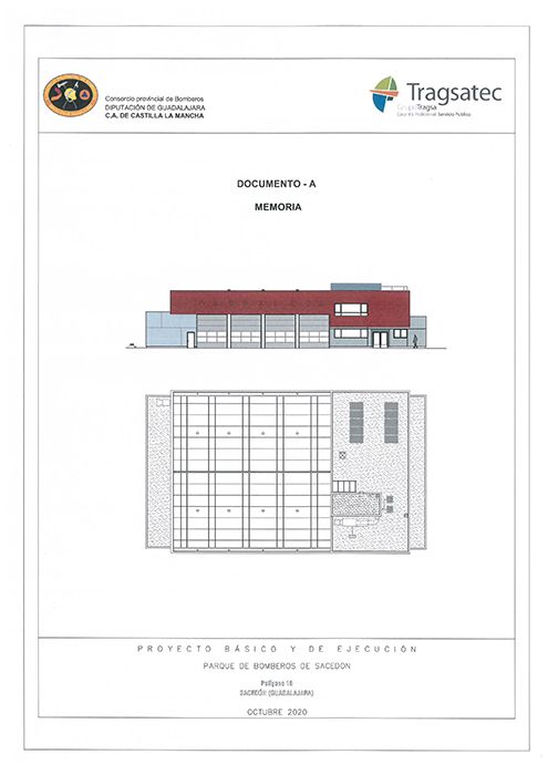 El parque de bomberos de Sacedón tendrá una superficie de 1.228 m² y capacidad para ocho vehículos 3 El parque de bomberos de Sacedón tendrá una superficie de 1.228 m² y capacidad para ocho vehículos