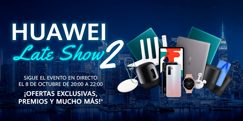 Huawei Late Show celebra su segunda edición en un encuentro virtual donde usuario y producto serán los protagonistas