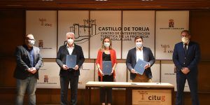 La Diputación de Guadalajara se suma al protocolo que han firmado el Gobierno regional y el Ayuntamiento de Sigüenza para la remodelación del Parque de la Alameda