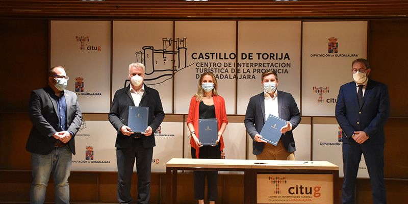 La Diputación de Guadalajara se suma al protocolo que han firmado el Gobierno regional y el Ayuntamiento de Sigüenza para la remodelación del Parque de la Alameda