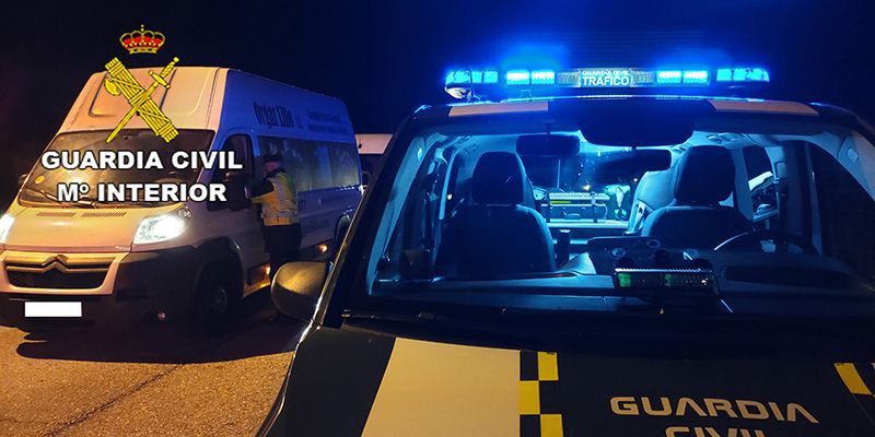 La Guardia Civil de Guadalajara investiga a una persona por carecer de permiso de conducción y por denuncia falsa