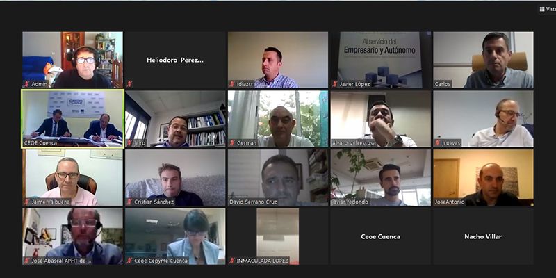 La Junta Directica de CEOE-Cepyme Cuenca aprueba realizar la Asamblea General de manera telemática