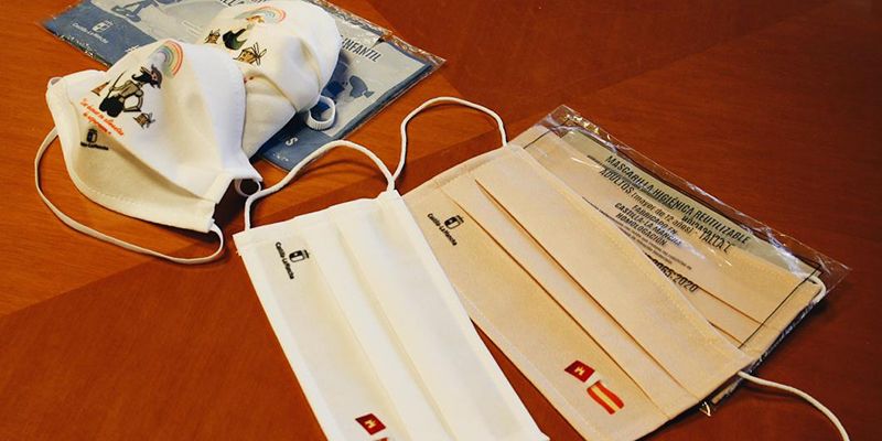 Más de 667.000 mascarillas higiénicas reutilizables se han dispensado ya dentro del programa de Salud del Gobierno de Castilla-La Mancha ‘Te protege, nos protege, úsala’