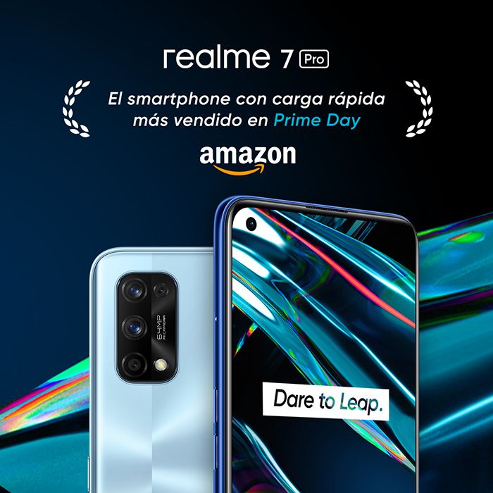Realme 7 Pro se convierte en el teléfono con carga rápida más vendido en Amazon durante el Prime Day 3 realme 7 Pro se convierte en el teléfono con carga rápida más vendido en Amazon durante el Prime Day