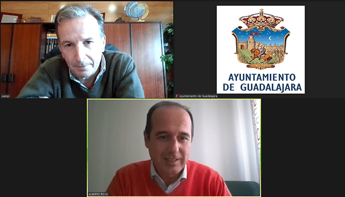 Alberto Rojo y Juan José Laso reafirman el compromiso y la voluntad de colaboración entre APAG y el Ayuntamiento de Guadalajara