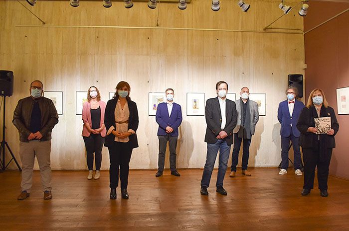 El Ayuntamiento de Guadalajara rinde un homenaje a la figura de Antonio Buero Vallejo con la inauguración de una exposición inédita sobre su obra gráfica