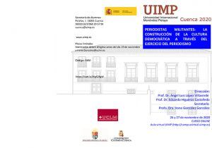 El SPEC-UCLM organiza el encuentro virtual “Periodistas militantes la construcción de la cultura democrática a través del ejercicio del periodismo”