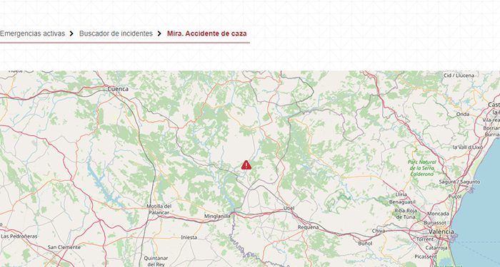 Fallece un hombre de 55 años de un disparo mientras cazaba en Mira 1 Fallece un hombre de 55 años de un disparo mientras cazaba en Mira