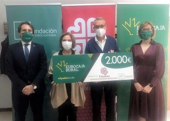 Fundación Eurocaja Rural entrega a Cáritas Sigüenza-Guadalajara 2.000 euros como beneficiaria de las primeras ‘Ayudas Sociales Frente al COVID-19’