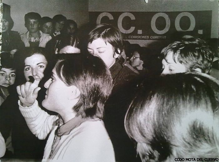 Huelga en almacenes de ajos en 1977