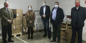 La Subdelegación del Gobierno en Cuenca comienza el reparto de 56.000 mascarillas