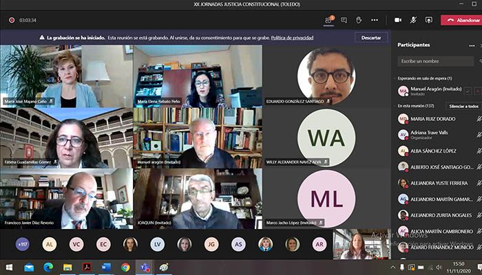 La UCLM celebra online las XX Jornadas de Justicia Constitucional 1 La UCLM celebra online las XX Jornadas de Justicia Constitucional