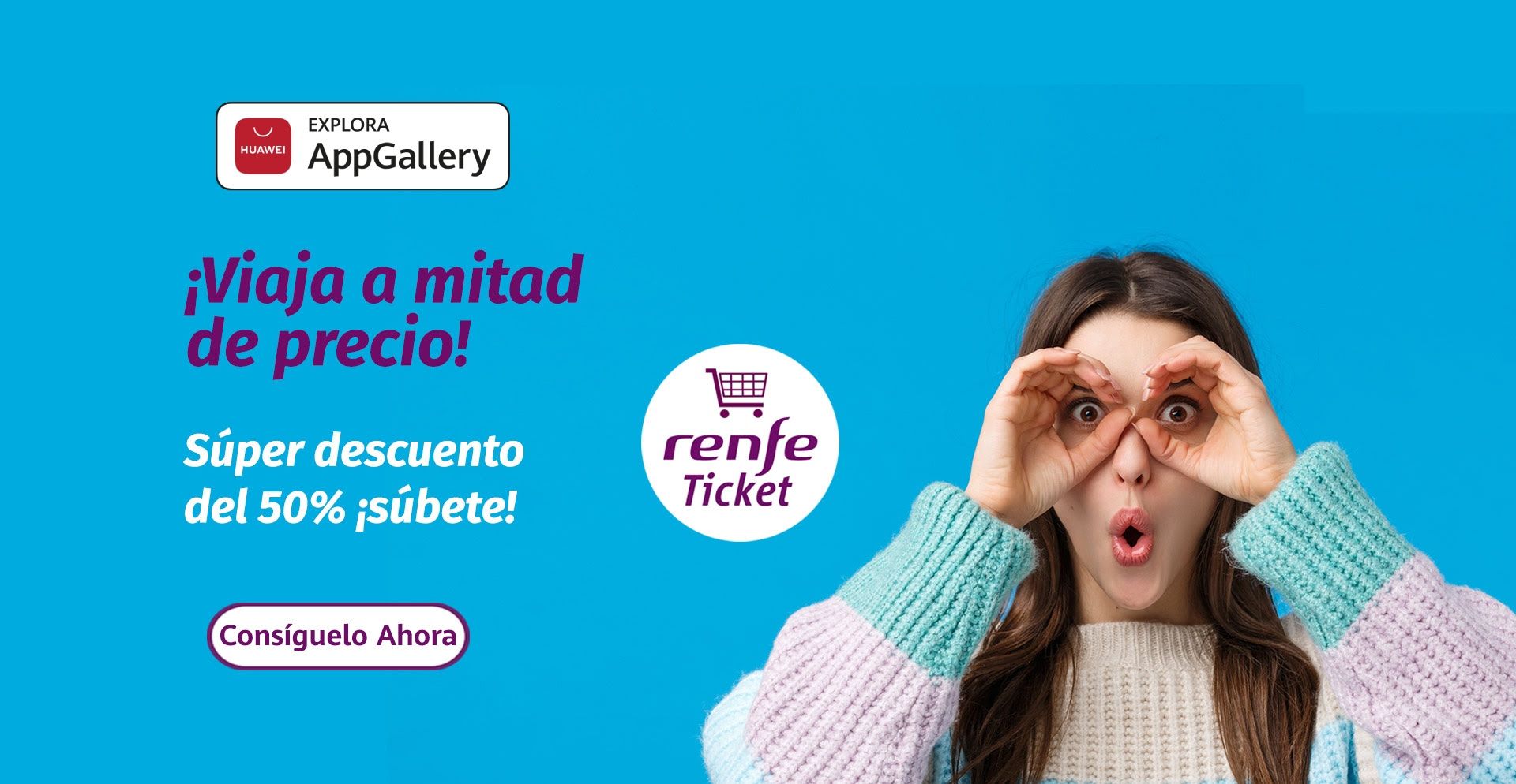 Renfe se suma a AppGallery para mejorar la experiencia de los usuarios de Huawei