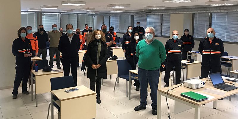 Voluntarios de siete agrupaciones de Protección civil de Guadalajara participan en el curso de formación básica