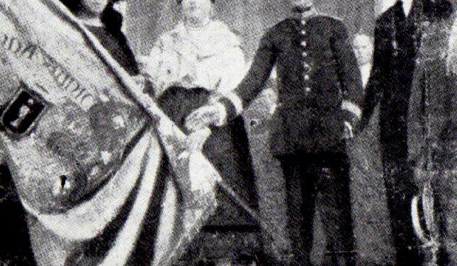 banda 1923 entrega de la bandera