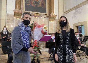 Begoña Peña pregona la Navidad seguntina