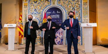 Castilla-La Mancha, Aragón y Castilla y León se unen para optar a los fondos europeos con proyectos conjuntos que respondan al reto demográfico
