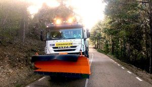 Cinco rutas escolares de Cuenca afectadas por las primeras nevadas