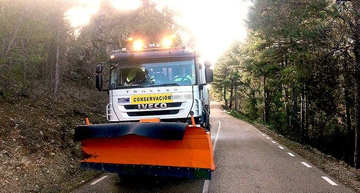 Cinco rutas escolares de Cuenca afectadas por las primeras nevadas