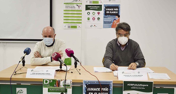 CSIF exige que la Consejería de Educación adquiera purificadores en el regreso a las clases en enero