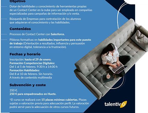 El Ayuntamiento de Huete oferta un curso de formación en competencias digitales