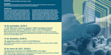 El cantaor Juan Pinilla impartirá una conferencia en la UCLM sobre el compromiso político en el flamenco