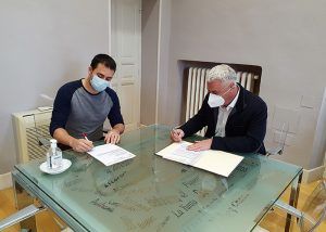 El equipo de Gobierno y Unidas Podemos firman un acuerdo para aprobar el presupuesto de la Diputación de Guadalajara 2021