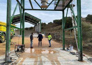 El Gobierno regional acomete obras de acondicionamiento y mejora en el silo de sal de la CM-310 en Cuenca “para garantizar una rápida carga de los esparcidores”