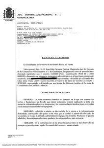El Sescam, obligado a reincorporar a una trabajadora temporal de Guadalajara a la que se cesó tras una baja