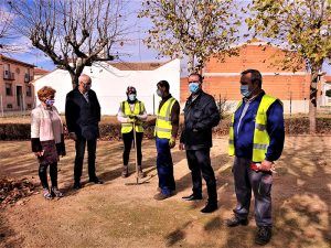 El subdelegado del Gobierno en Cuenca visita en San Clemente los trabajos del Plan de Empleo en Zonas Rurales Deprimidas