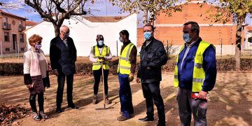 El subdelegado del Gobierno en Cuenca visita en San Clemente los trabajos del Plan de Empleo en Zonas Rurales Deprimidas