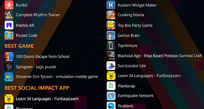 Huawei anuncia los ganadores de AppsUP, su concurso de innovación de aplicaciones a nivel global