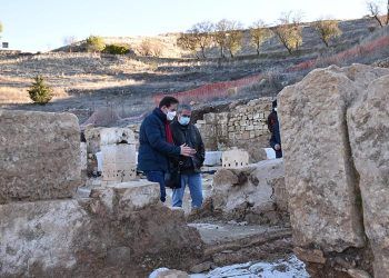 La Diputación de Cuenca invertirá 170.000 euros para cubrir y poner en valor los mosaicos de las termas en Valeria